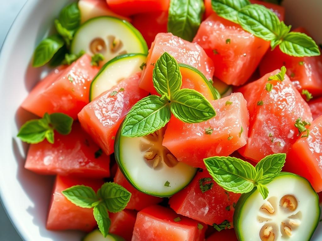 Light and refreshing summer vegan salad